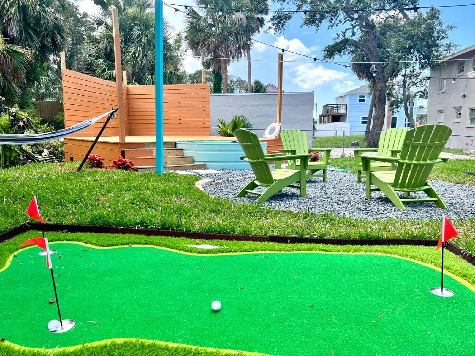 Cowboy Pool Mini Golf Beach Ocean Center Villa Daytona Beach Exterior foto